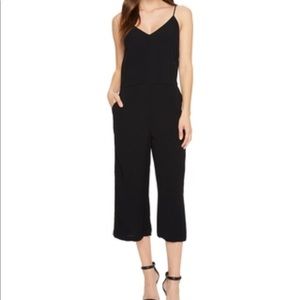 Splendid black cropped jumpsuit